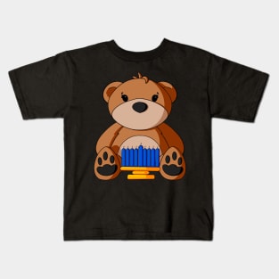 Hannakuh Teddy Bear Kids T-Shirt